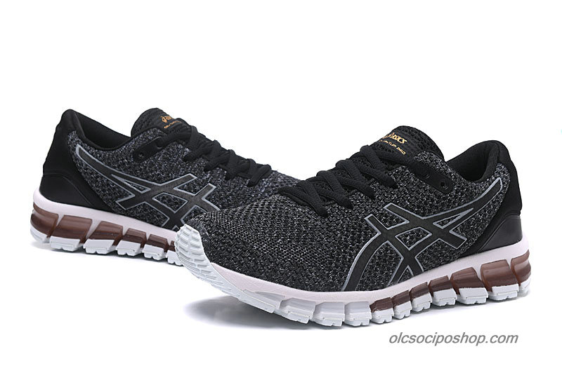 Férfi Asics Gel-Quantum 360 Knit 2 Fekete/Szürke/Fehér Cipők