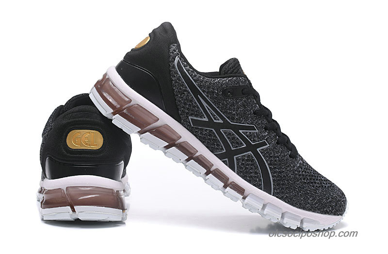 Férfi Asics Gel-Quantum 360 Knit 2 Fekete/Szürke/Fehér Cipők