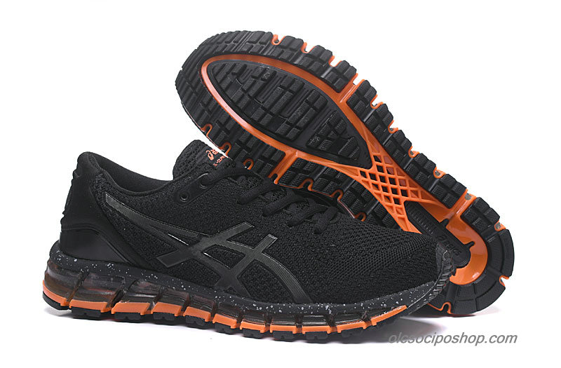 Férfi Asics Gel-Quantum 360 Knit 2 Fekete/Narancs Cipők