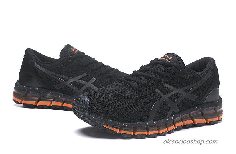 Férfi Asics Gel-Quantum 360 Knit 2 Fekete/Narancs Cipők