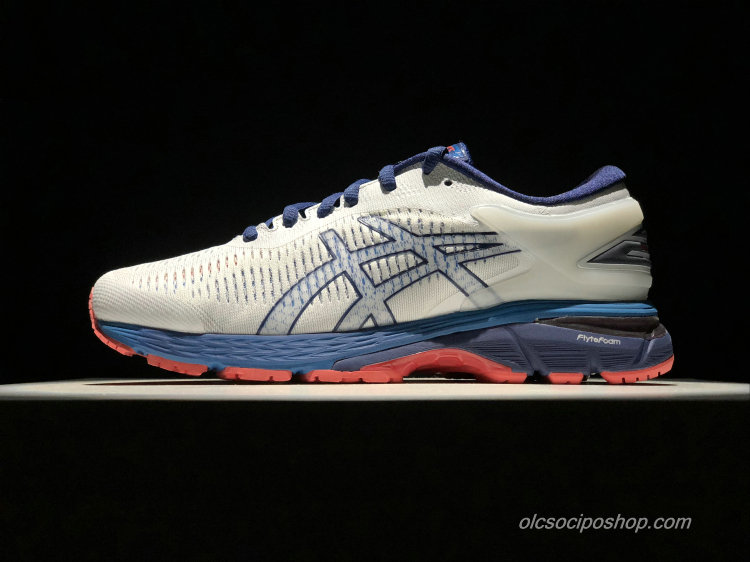 Férfi Asics Gel-Kayano 25 Fehér/Kék/Piros Cipők (1011A019-100)