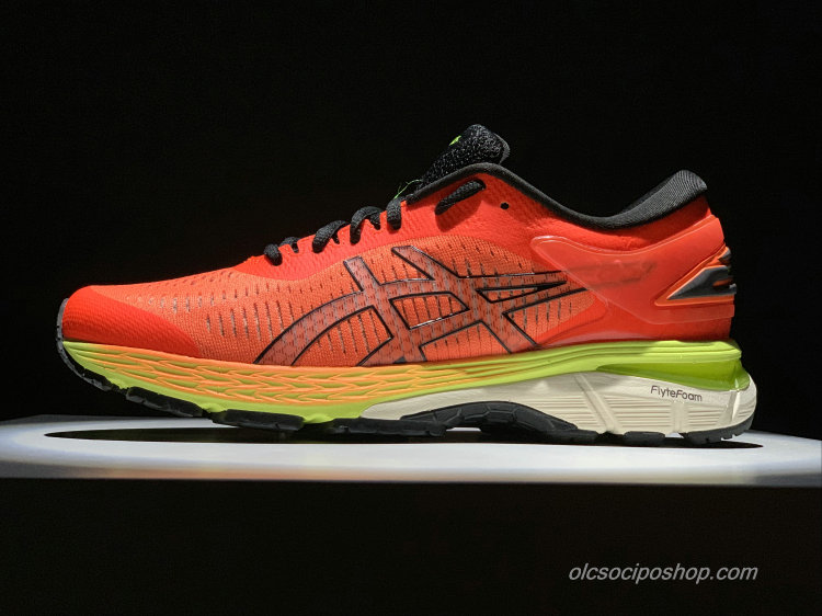 Férfi Asics Gel-Kayano 25 Narancs/Fekete/Zöld Cipők (1011A019-800)