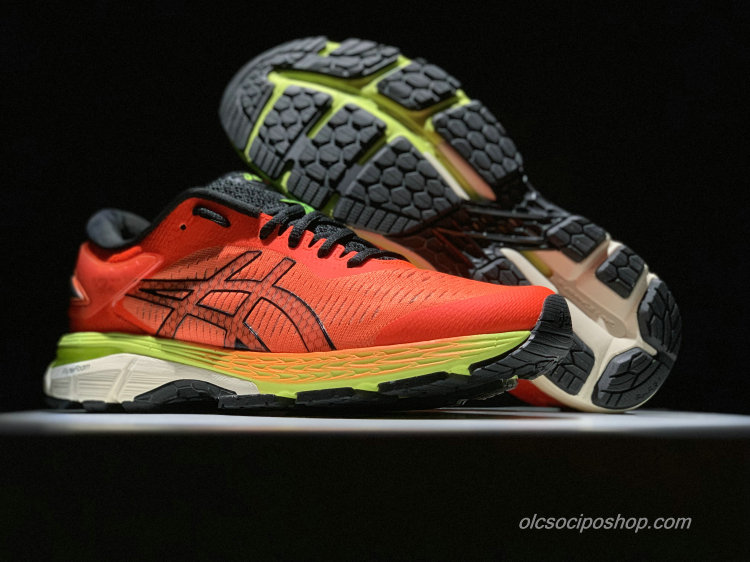 Férfi Asics Gel-Kayano 25 Narancs/Fekete/Zöld Cipők (1011A019-800)