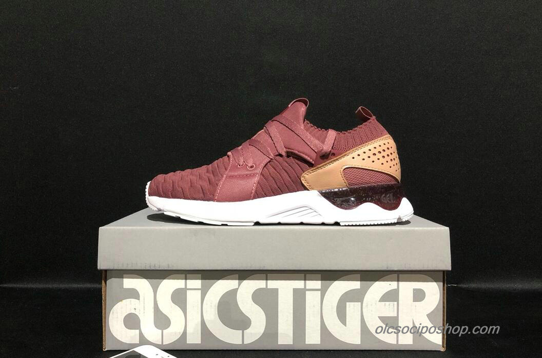 Asics Gel-Lyte V Sanze Knit Bordeaux/Barna/Fehér Cipők