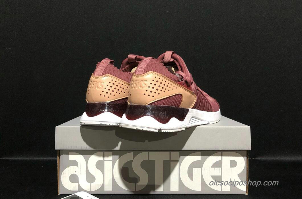 Asics Gel-Lyte V Sanze Knit Bordeaux/Barna/Fehér Cipők