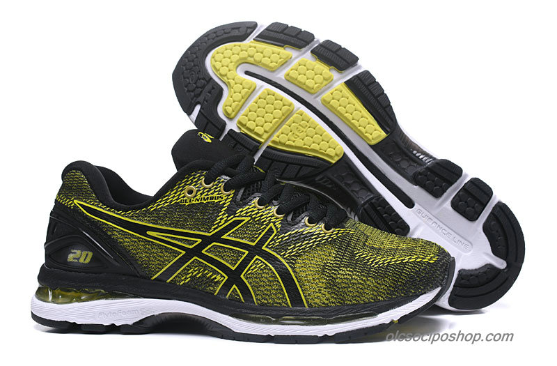 Férfi Asics Gel-Nimbus 20 Sárga/Fekete/Fehér Cipők (T800N-8990)