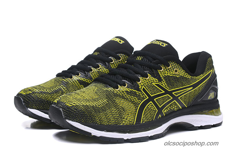 Férfi Asics Gel-Nimbus 20 Sárga/Fekete/Fehér Cipők (T800N-8990)