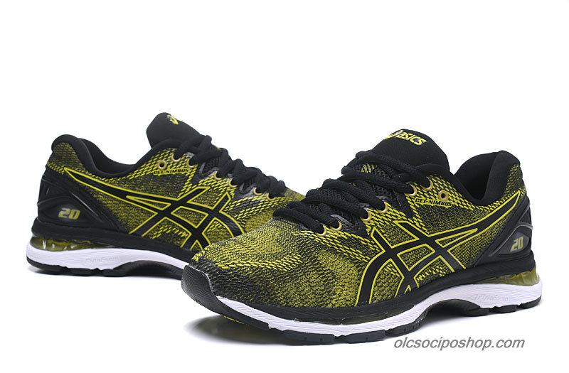 Férfi Asics Gel-Nimbus 20 Sárga/Fekete/Fehér Cipők (T800N-8990)