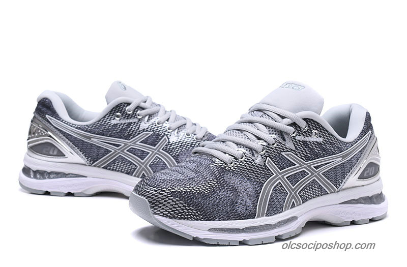 Férfi Asics Gel-Nimbus 20 Szürke/Fehér/Ezüst Cipők (T836N-9793)