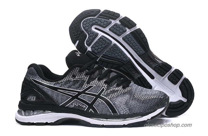 Férfi Asics Gel-Nimbus 20 Szürke/Fekete/Fehér Cipők (TJG975-9790)