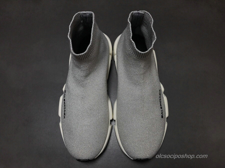 Női Balenciaga Speed Szürke/Fekete Cipők (483502-04)