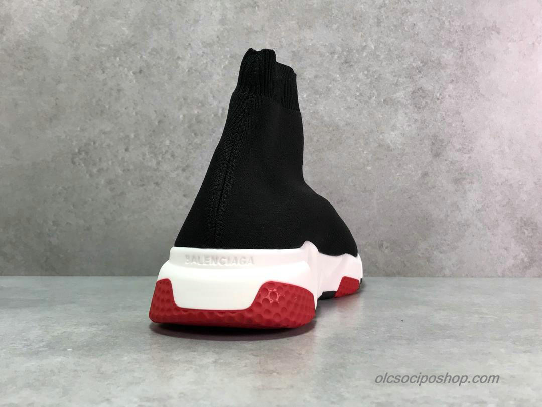 Balenciaga Speed Fekete/Piros/Fehér Cipők (483502-01)