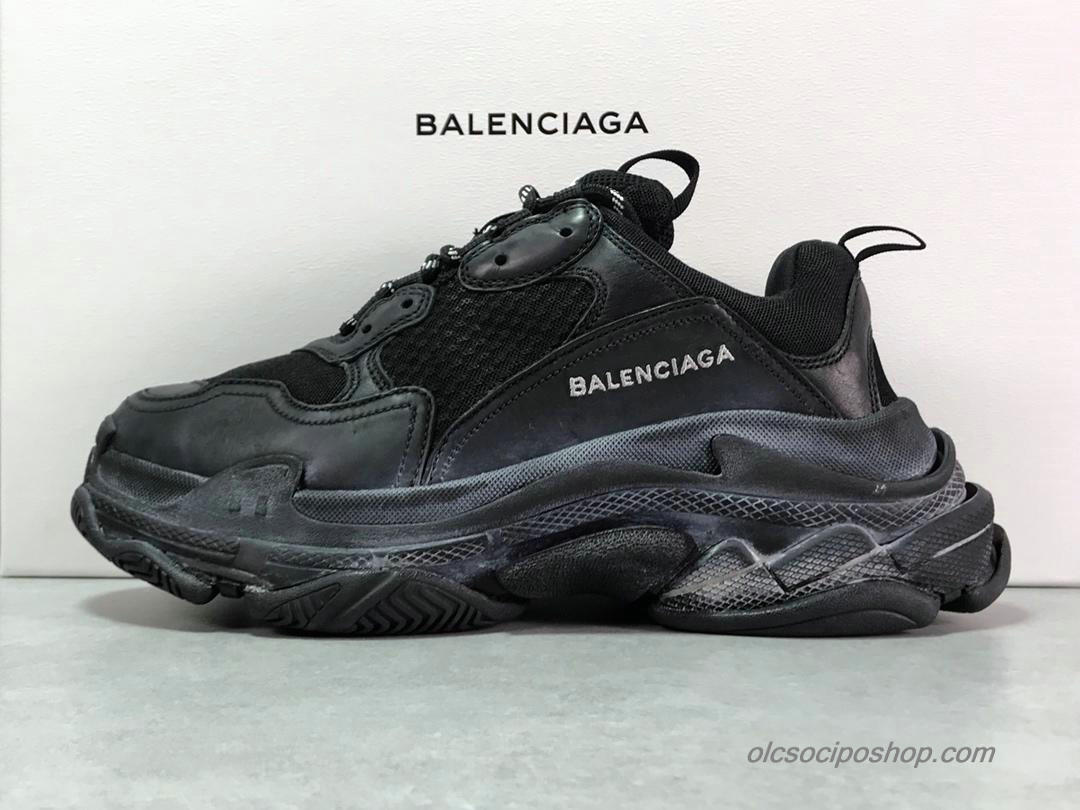 Férfi Balenciaga Triple S Fekete Cipők