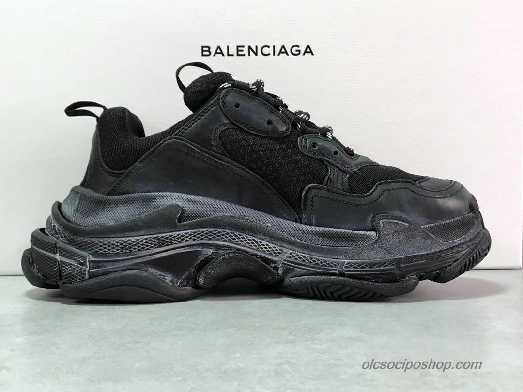 Férfi Balenciaga Triple S Fekete Cipők