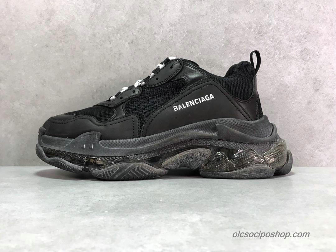 Balenciaga Triple S Fekete Cipők