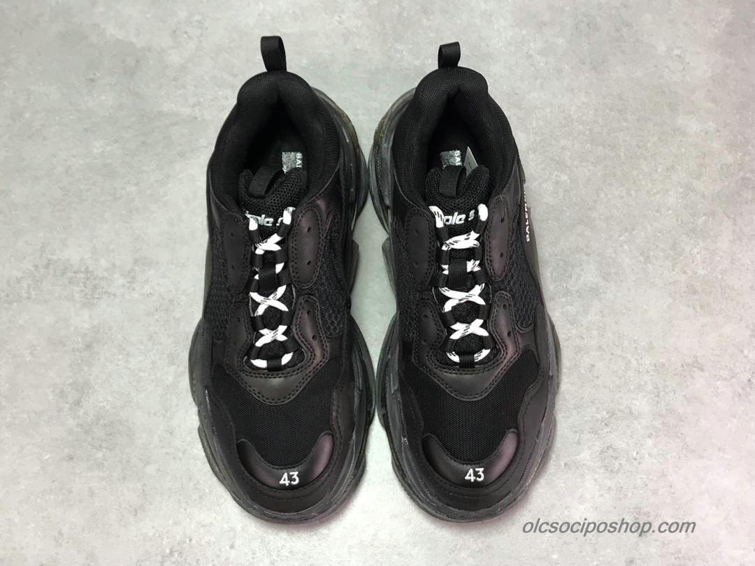 Balenciaga Triple S Fekete Cipők