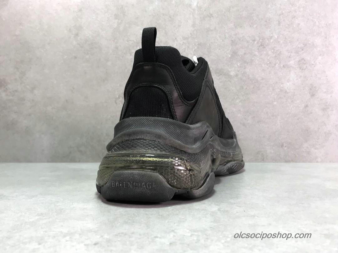 Balenciaga Triple S Fekete Cipők