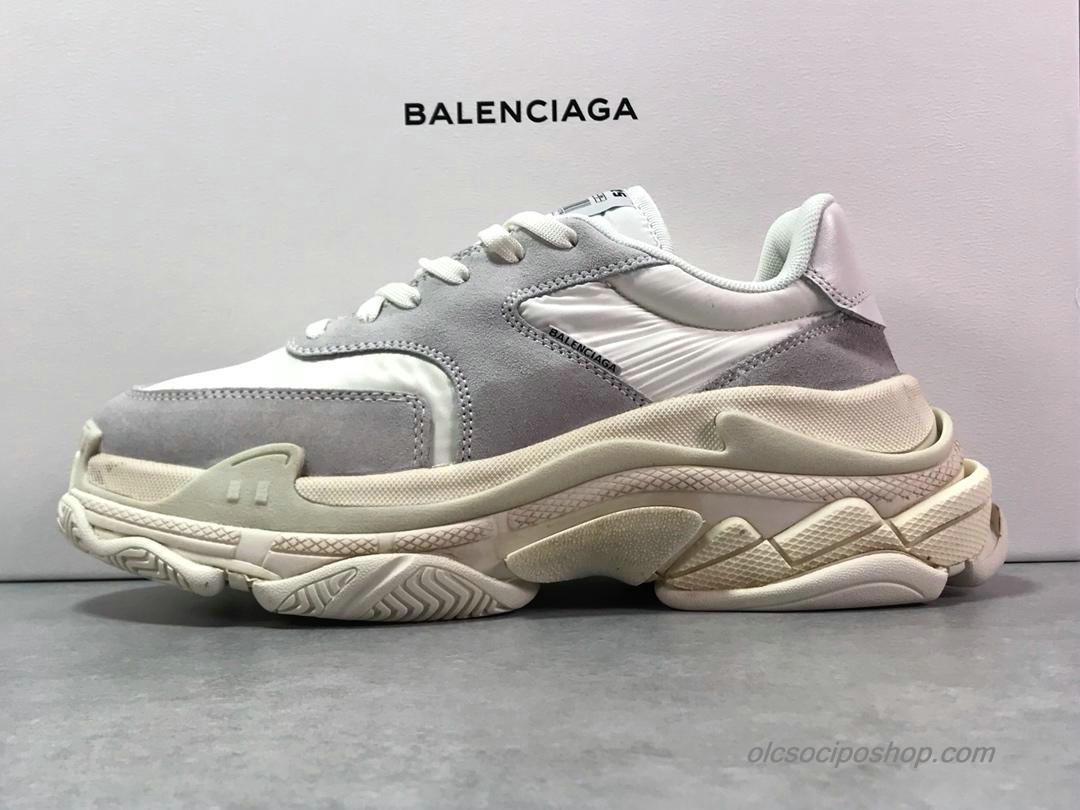 Balenciaga Triple S Fehér/Szürke/Piszkosfehér Cipők