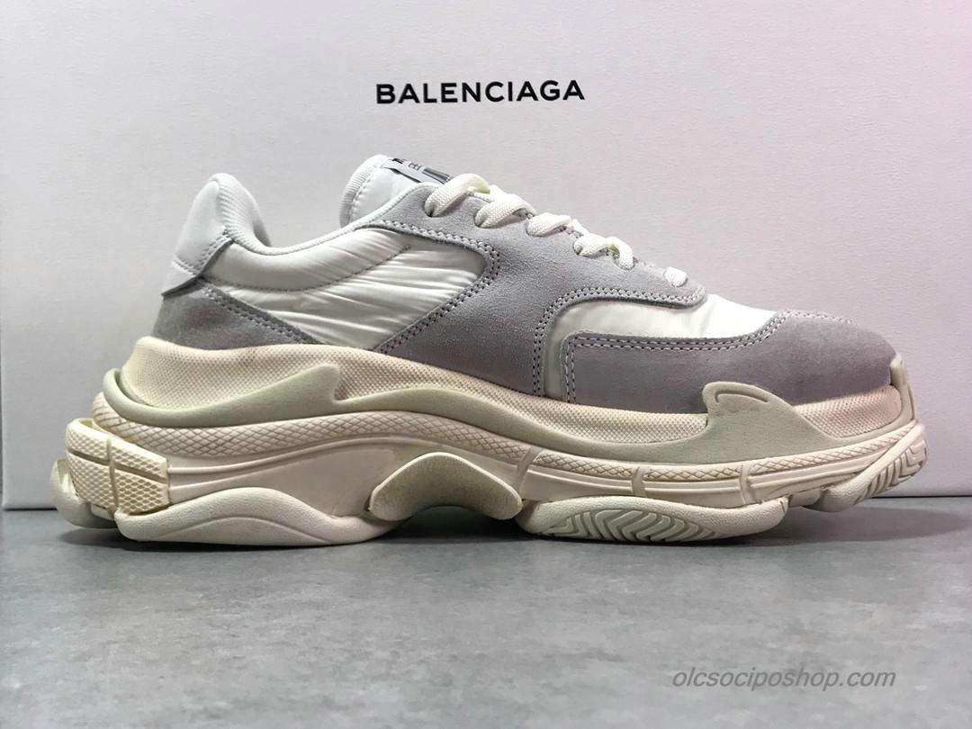 Balenciaga Triple S Fehér/Szürke/Piszkosfehér Cipők