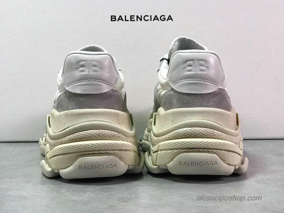 Balenciaga Triple S Fehér/Szürke/Piszkosfehér Cipők