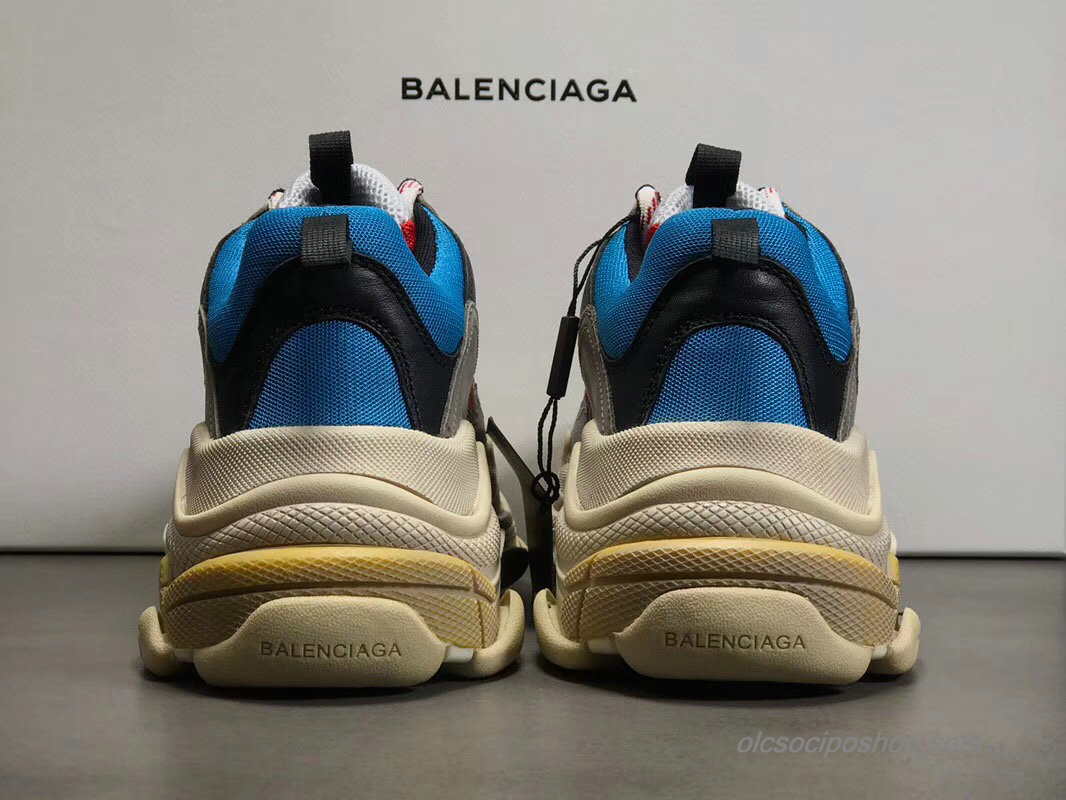 Balenciaga Triple S Szürke/Piros/Kék/Fekete Cipők (463513)