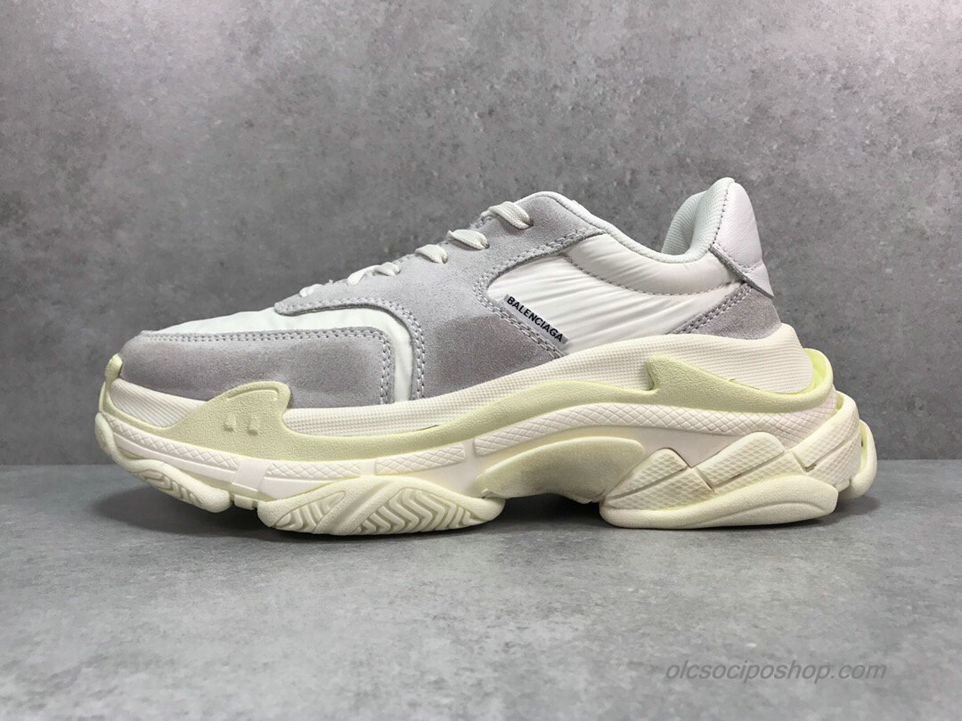 Balenciaga Triple S Hamu Szürke/Fehér/Piszkosfehér Cipők (506346)