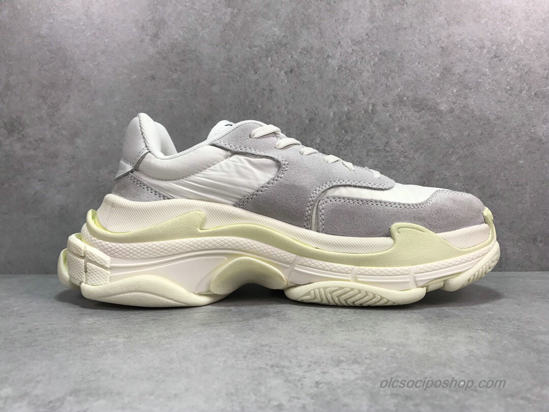 Balenciaga Triple S Hamu Szürke/Fehér/Piszkosfehér Cipők (506346)