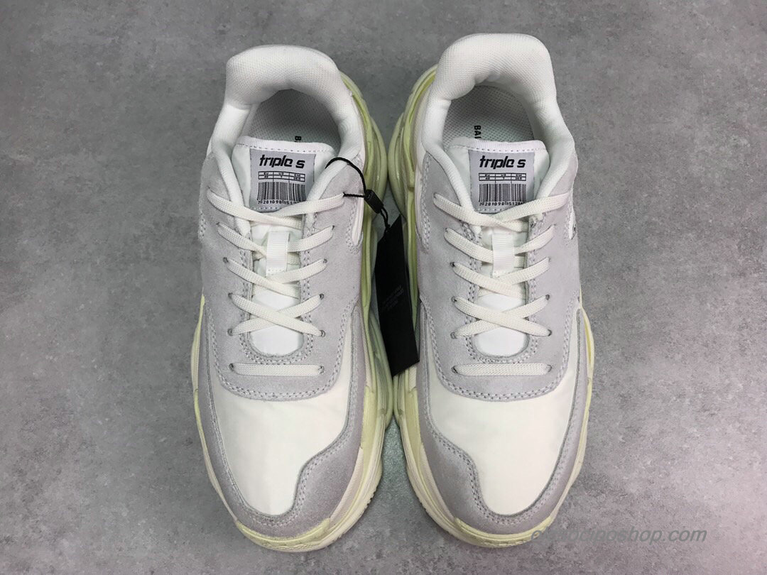 Balenciaga Triple S Hamu Szürke/Fehér/Piszkosfehér Cipők (506346)