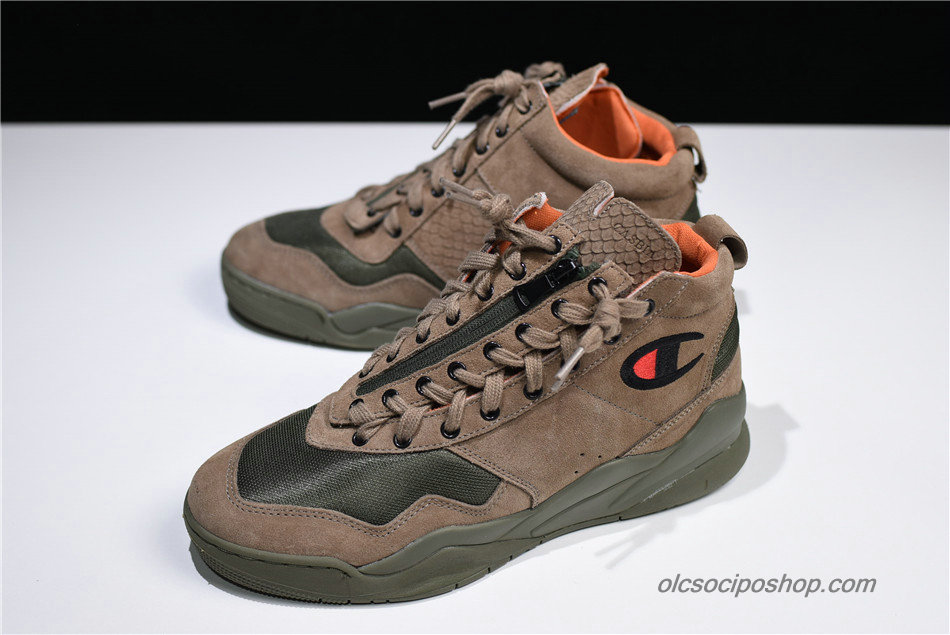 Férfi Casbia x Champion AWOL Atlanta Coffe/Olajbogyó Cipők (C005)