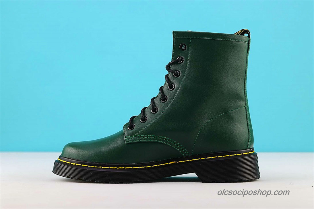 Dr Martens 1460 8 Eye Waterproof Zöld Csizmák