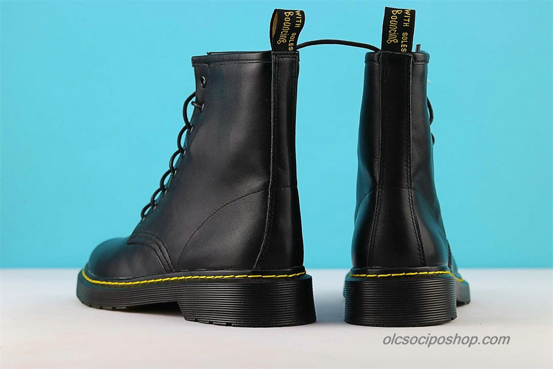 Dr Martens 1460 8 Eye Waterproof Fekete/Arany Csizmák