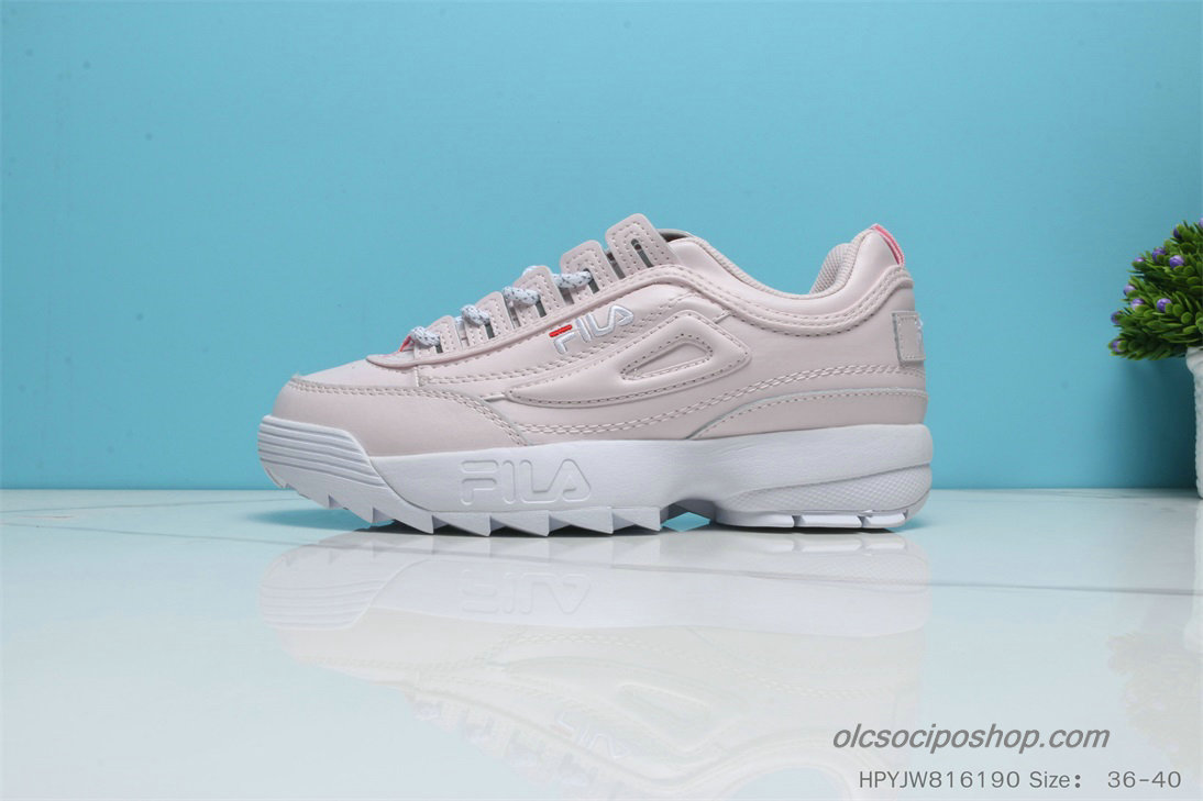 Női Fila Disruptor II Premium Világos rózsaszín/Fehér Cipők