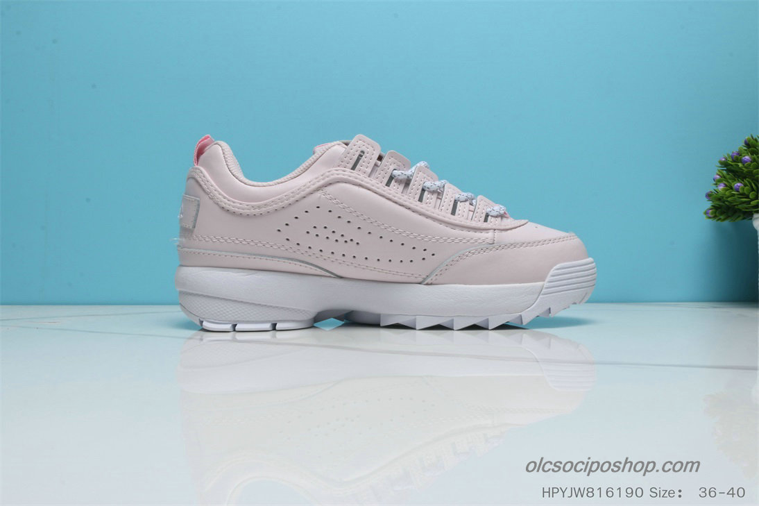 Női Fila Disruptor II Premium Világos rózsaszín/Fehér Cipők