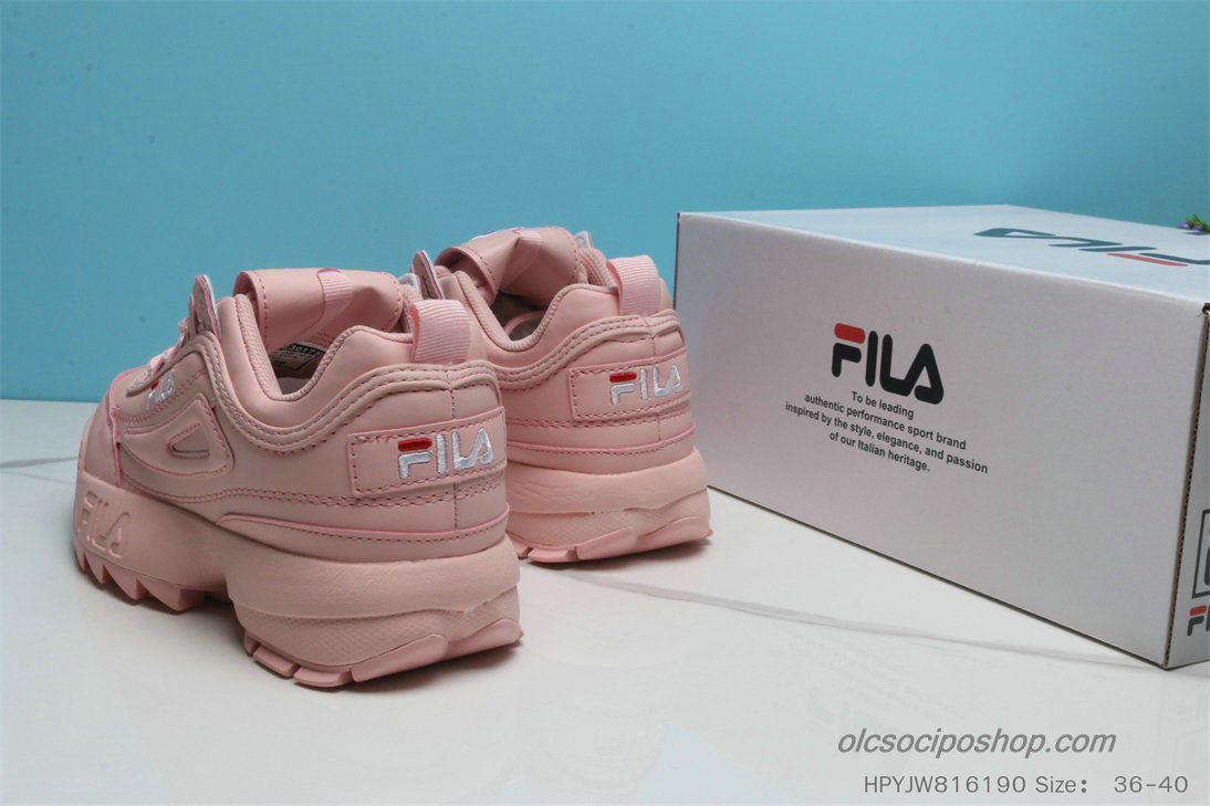 Női Fila Disruptor II Premium Rózsaszín/Fehér Cipők