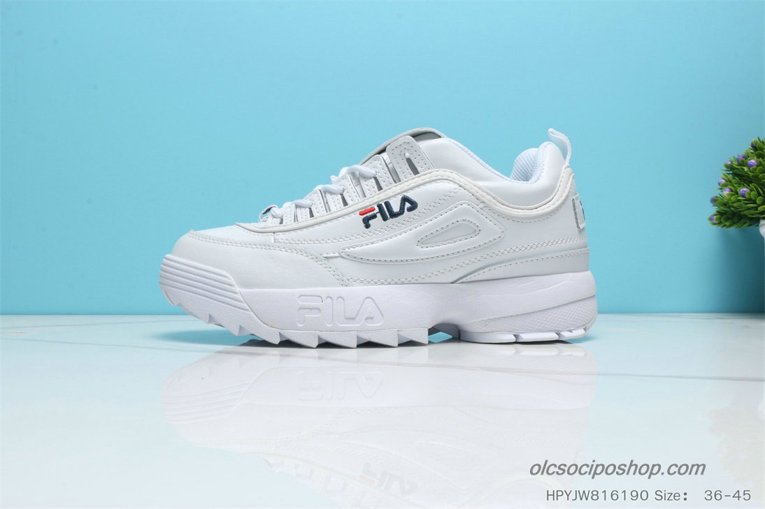 Női Fila Disruptor II Premium Fehér/Fekete Cipők