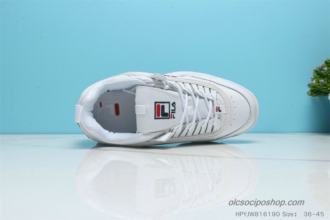 Női Fila Disruptor II Premium Fehér/Fekete Cipők