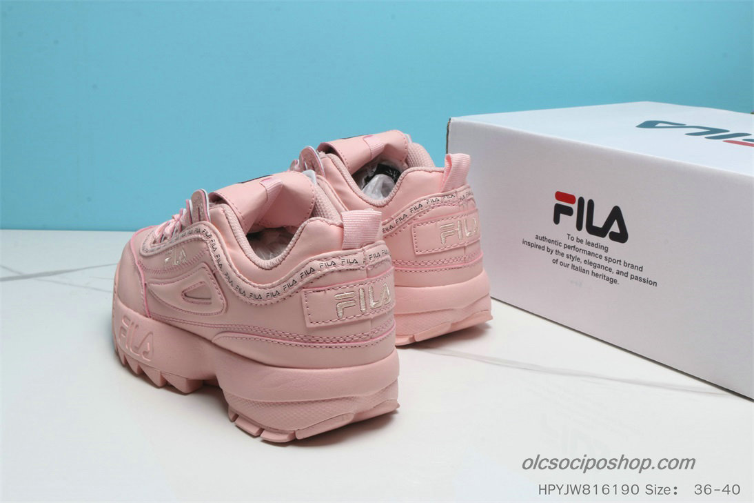 Női Fila Disruptor II Premium Rózsaszín Cipők