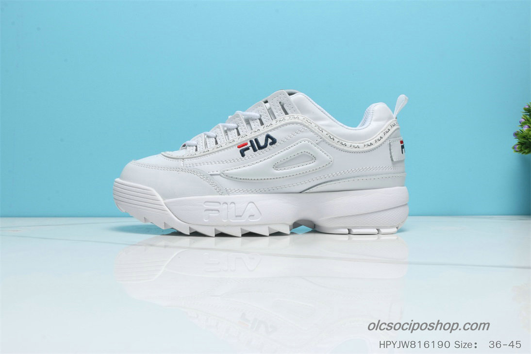 Női Fila Disruptor II Premium Fehér/Fekete Cipők