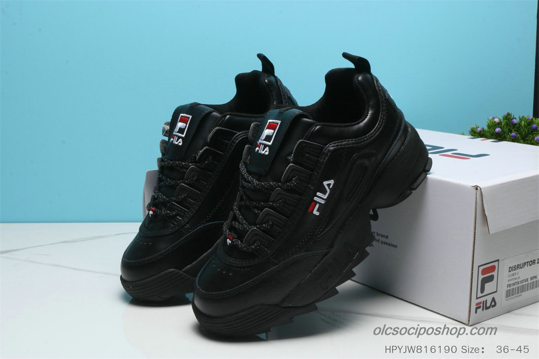 Női Fila Disruptor II Premium Fehér/Fekete Cipők