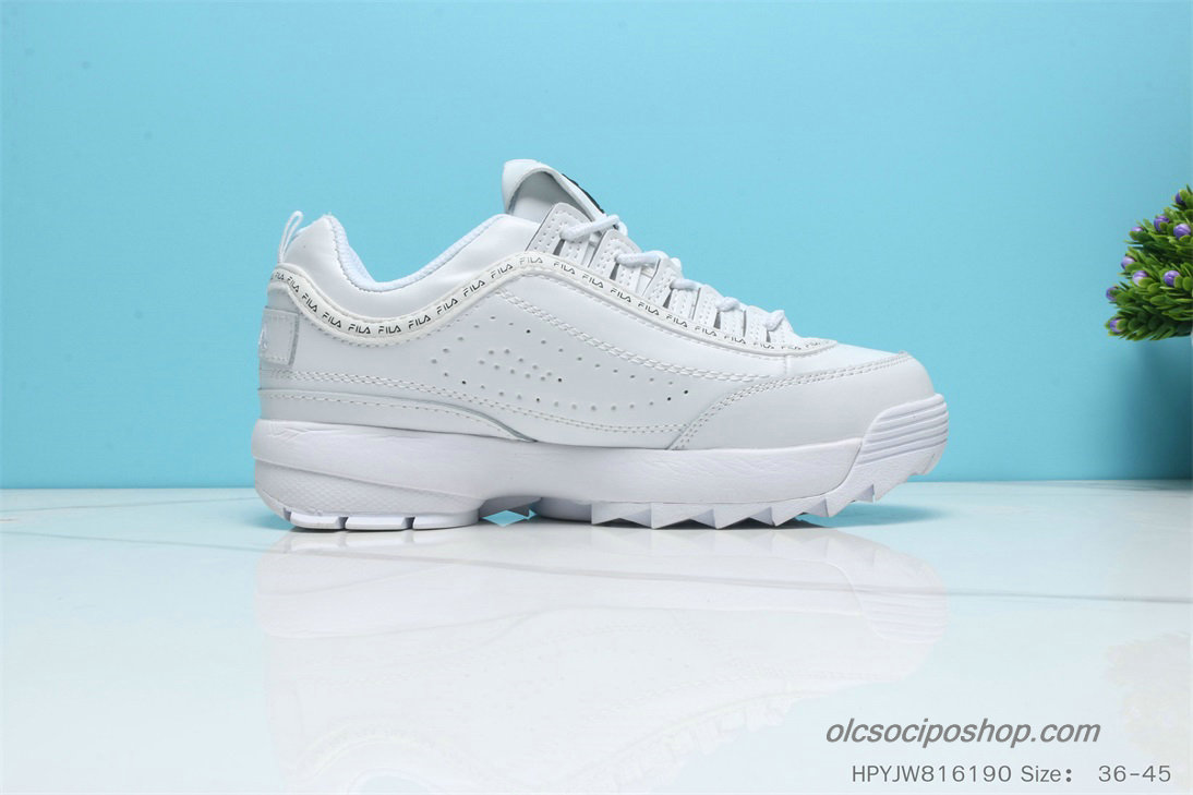 Női Fila Disruptor II Premium Fehér Cipők