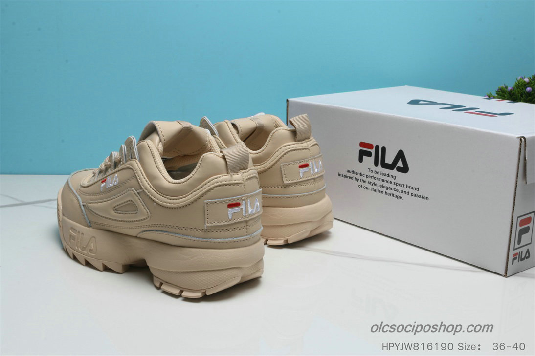 Női Fila Disruptor II Premium Khaki Cipők