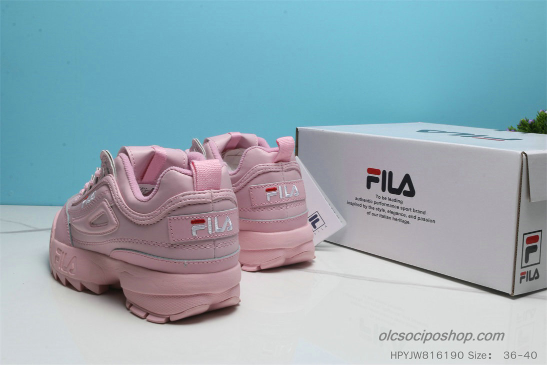 Női Fila Disruptor II Premium Rózsaszín/Fehér Cipők