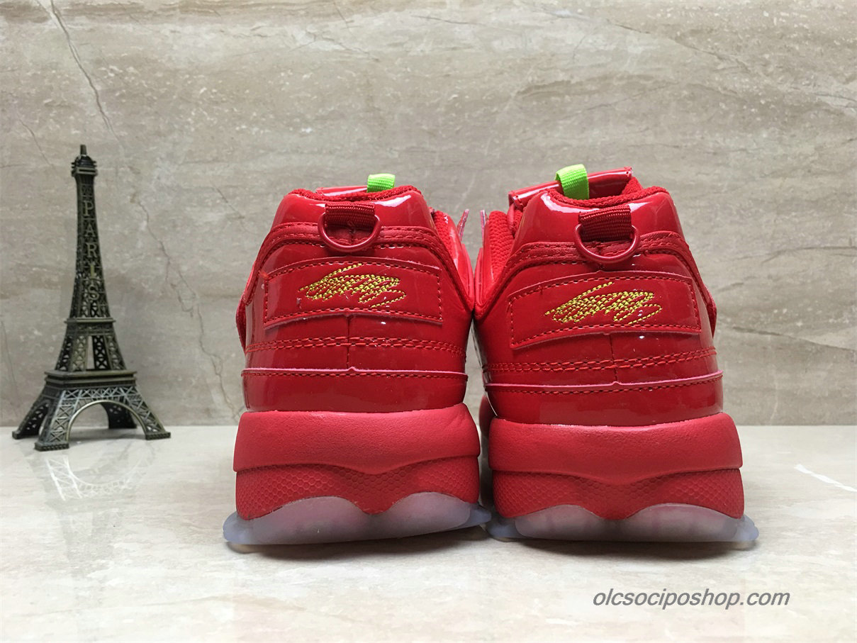 Női Fila Disruptor II Patent leather Premium Piros Cipők