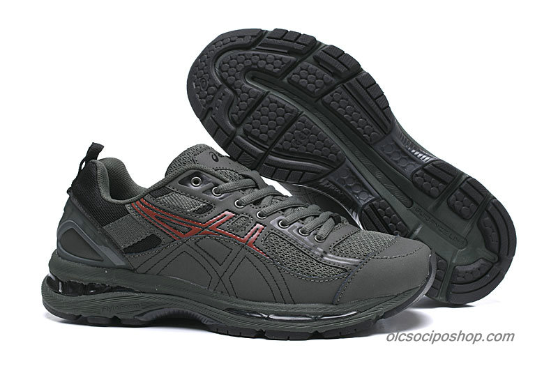 Férfi Kiko Kostadinov x Asics Gel-Burz 2 Sötétszürke/Piros Cipők