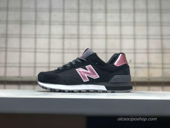 Női New Balance 515 Fekete/Rózsaszín/Fehér Cipők