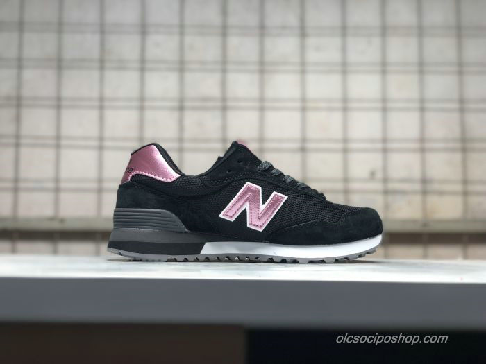 Női New Balance 515 Fekete/Rózsaszín/Fehér Cipők