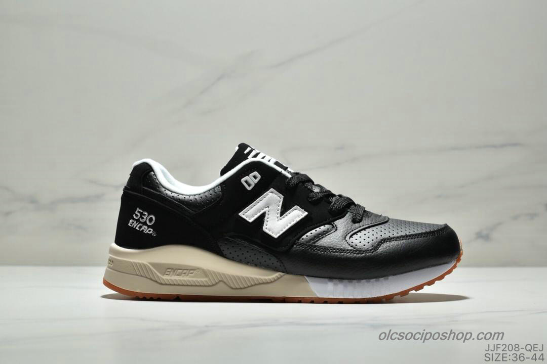 New Balance 530 Leather Fekete/Fehér Cipők (M530ATB)