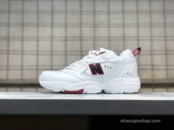 Női New Balance 608 Fehér/Bordeaux Cipők