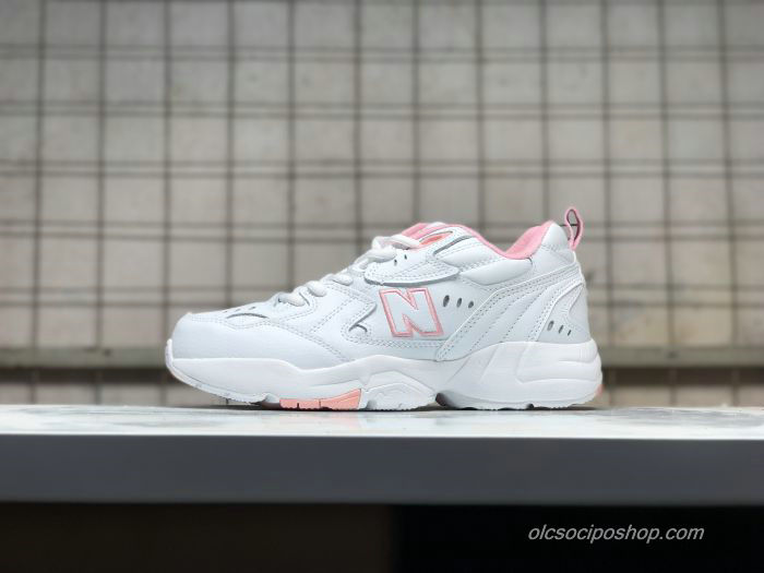 Női New Balance 608 Fehér/Rózsaszín Cipők