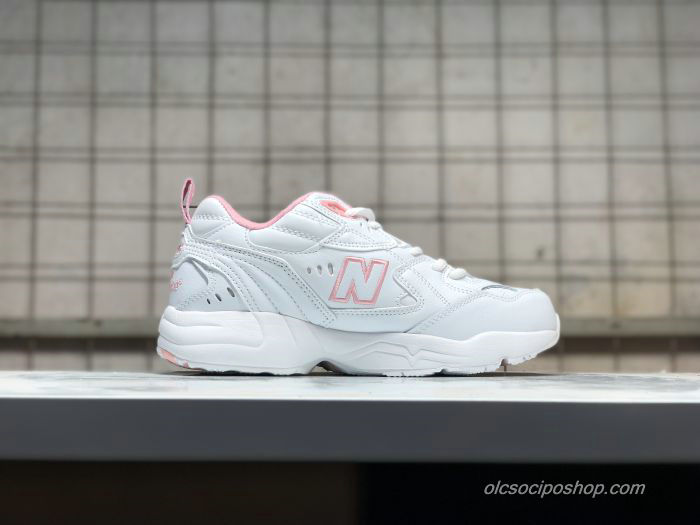 Női New Balance 608 Fehér/Rózsaszín Cipők